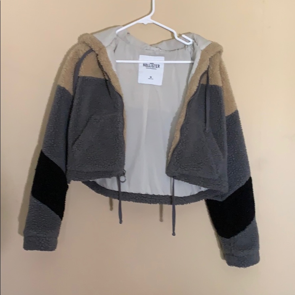 Hollister Color Block Sherpa